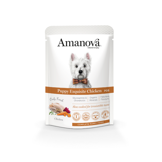 Amanova Dog Pouch Puppy Grain-Free Chicken 100g