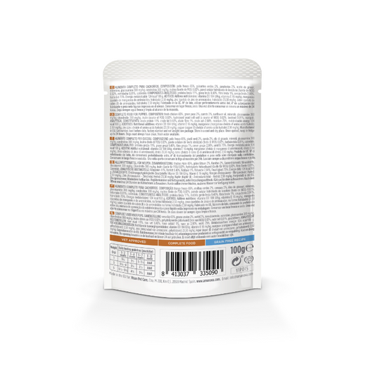 Amanova Dog Pouch Puppy Grain-Free Chicken 100g