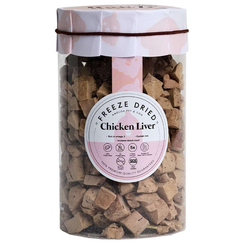 Amelisa Pet & Co Rawly Bites - Chicken Liver Classic 100g