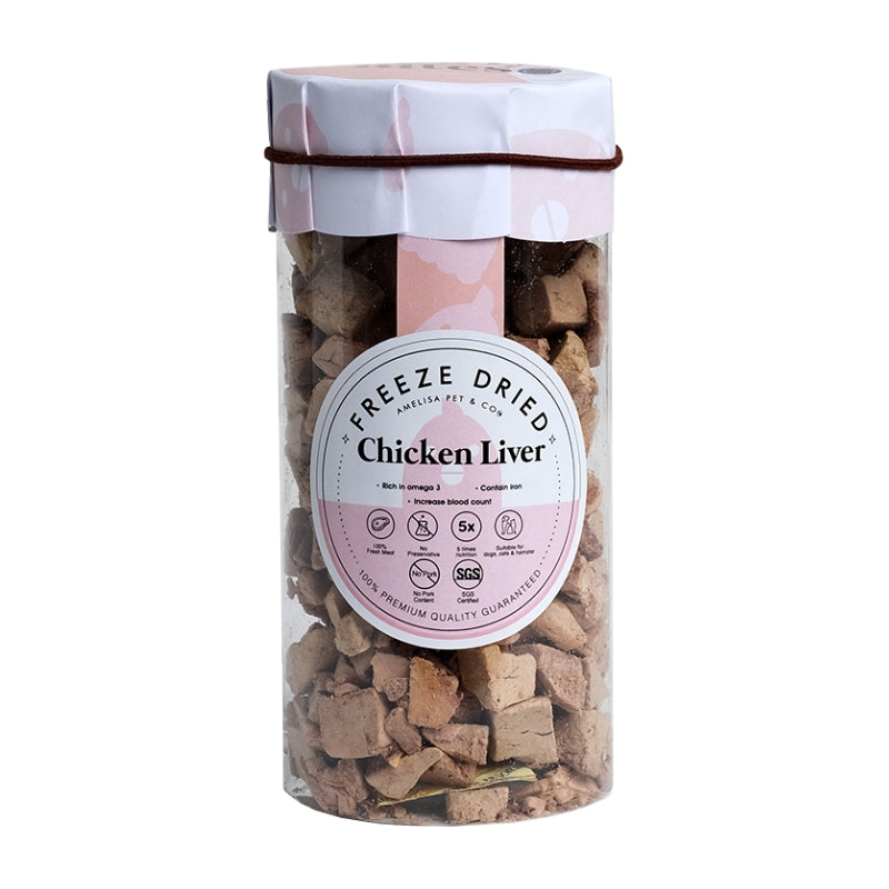 Amelisa Pet & Co Rawly Bites - Chicken Liver Mini 50g