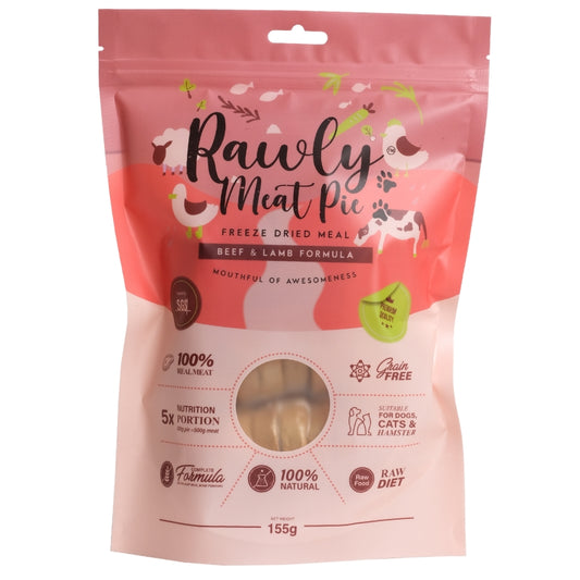 Amelisa Pet & Co Rawly Meat Pie - Beef & Lamb