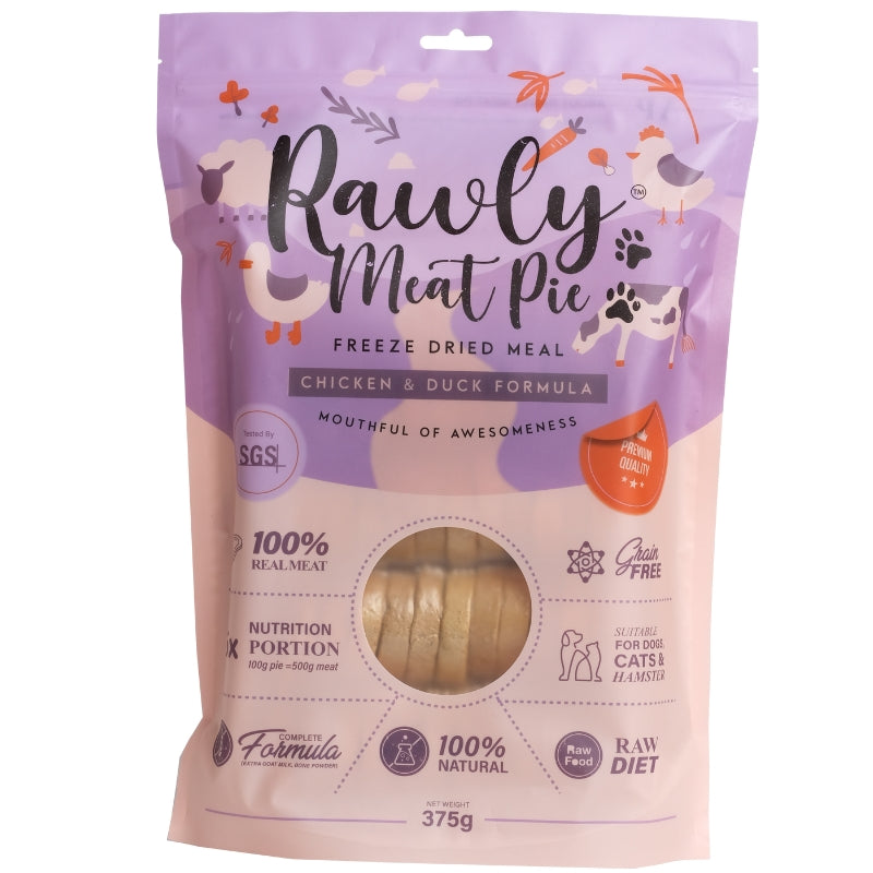 Amelisa Pet & Co Rawly Meat Pie - Chicken & Duck