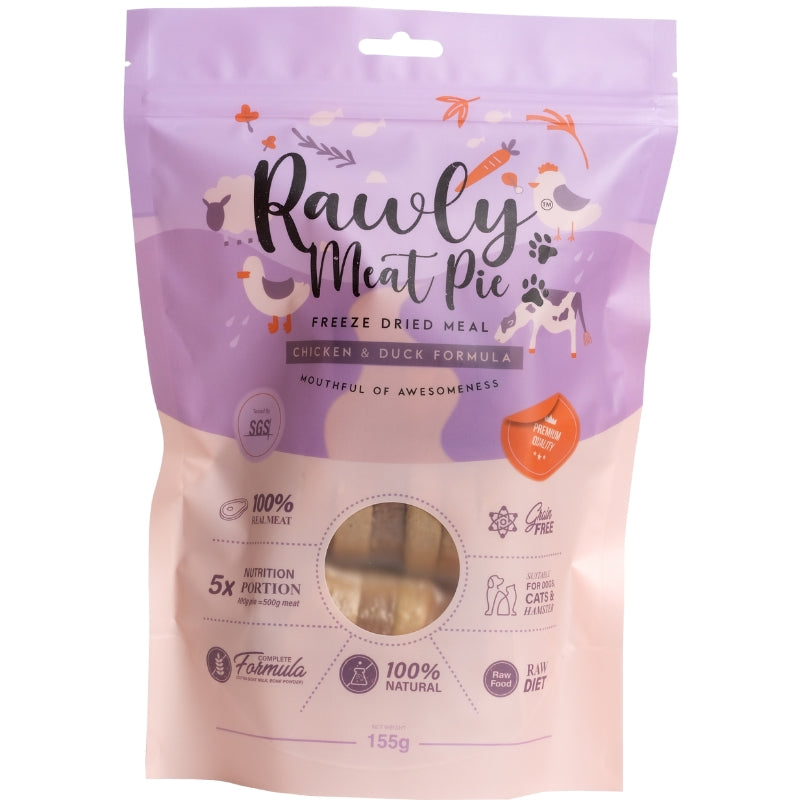 Amelisa Pet & Co Rawly Meat Pie - Chicken & Duck