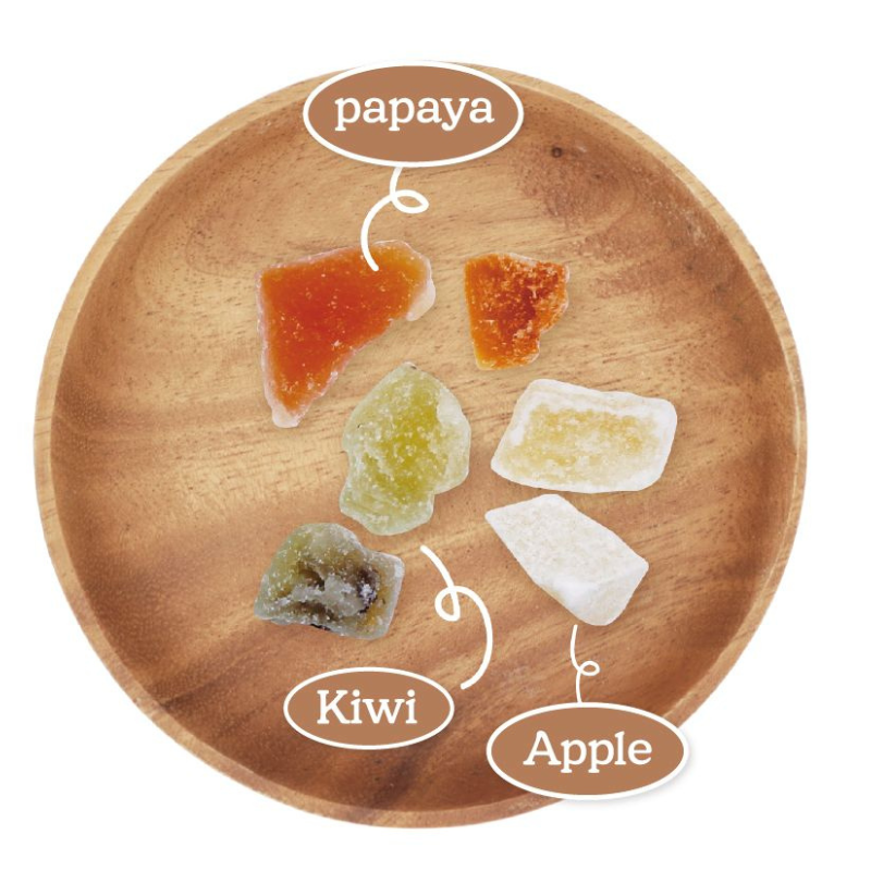 Animan Dried Pineapple, Papaya & Mango Fruit Treats for Small Animals - 100g