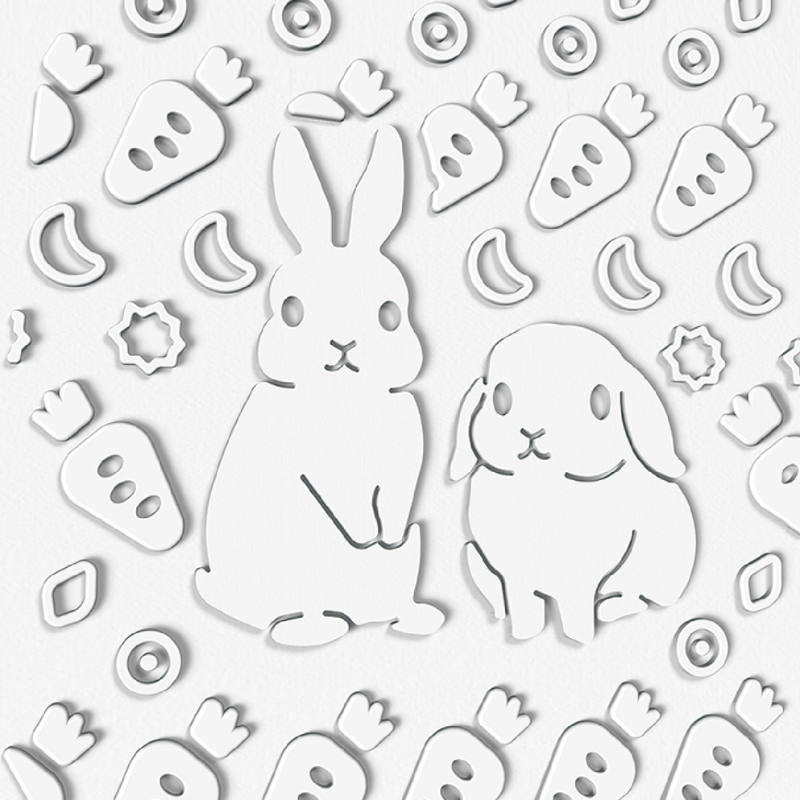 Animan Grooming Paddle Brush for Rabbits