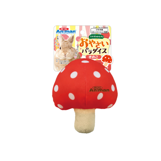 Animan Mushroom Plush Toy for Rabbits