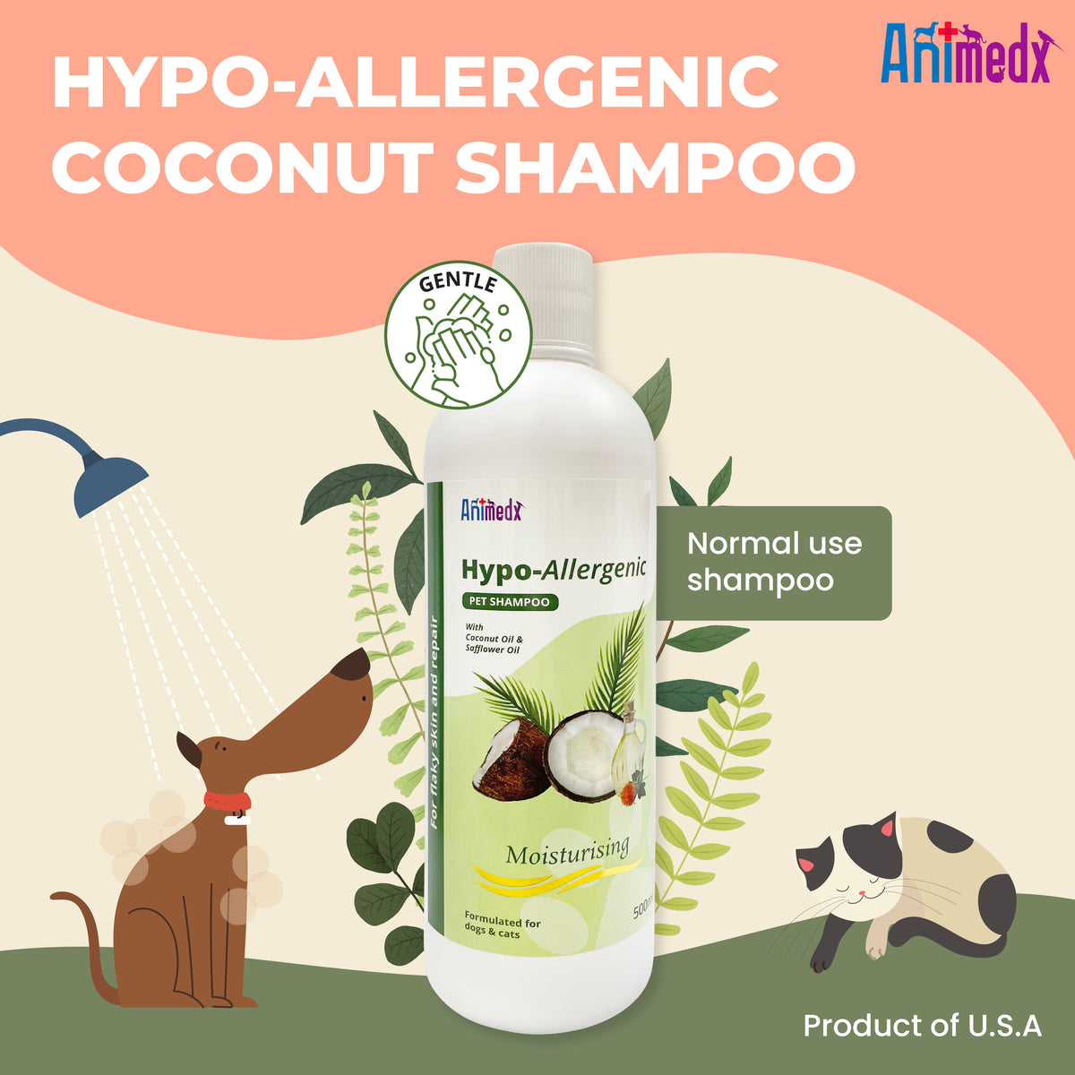 Animedx Hypo-allergenic Shampoo 250ml