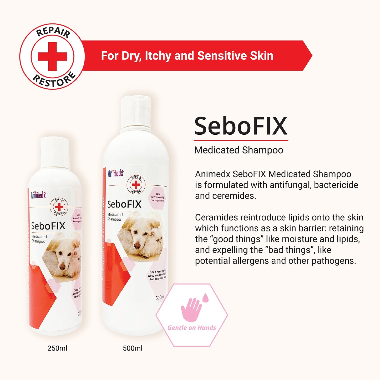 Animedx Sebofix Medicated Shampoo 250ml