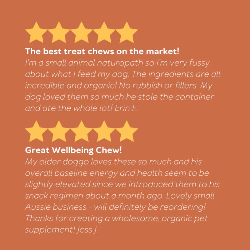 Australian Pet Organics Daily Wellbeing Mulltivitamin Chew - 250g