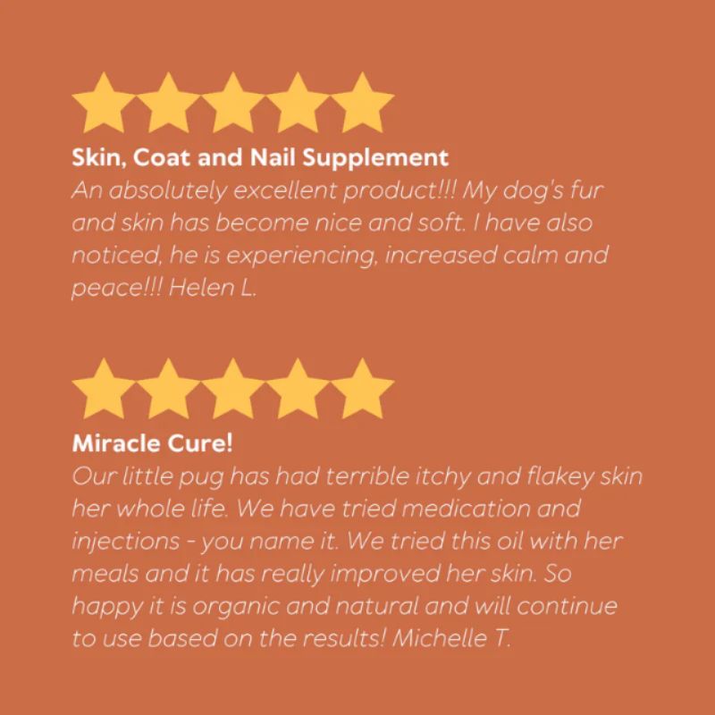 Australian Pet Organics Skin Coat And Nail Oil - 500ml