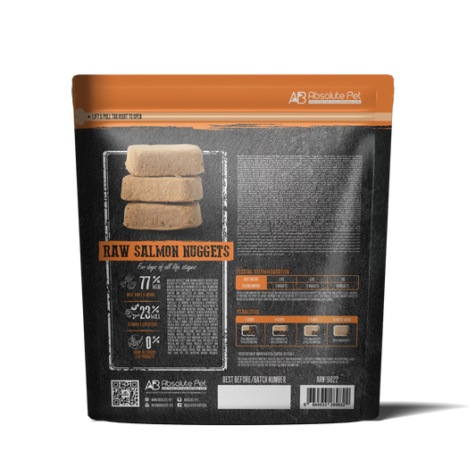Absolute Holistic Complete & Balanced Freeze Dried Raw Nuggets Dog Food - Salmon (14oz)