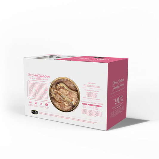 Kit Cat Pure Promise Natural Slow-cooked Wet Cat Food - Tuna & Anchovy 80g - Box Of 12
