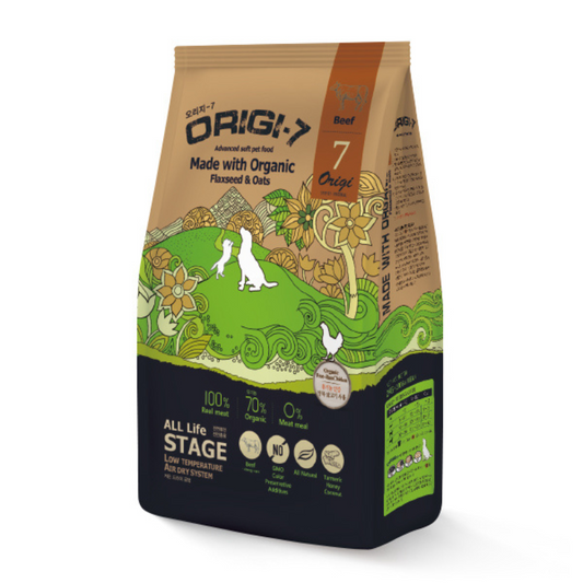Bow Wow Origi-7 Beef Air-Dried Soft Dry Dog Food - 2kg