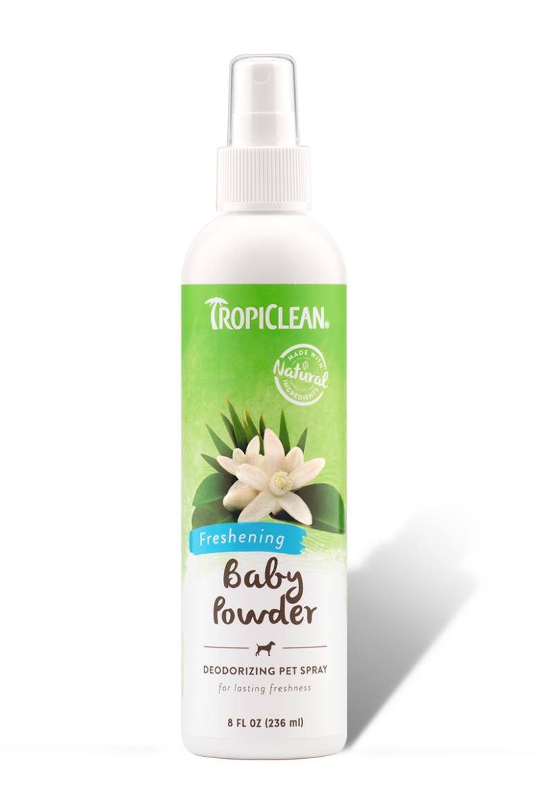 Tropiclean Baby Powder Deodorizing Pet Spray 8oz