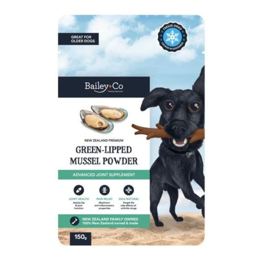 Bailey+Co Advanced Joint Supplement - Green Lipped Mussel Powder - 150g