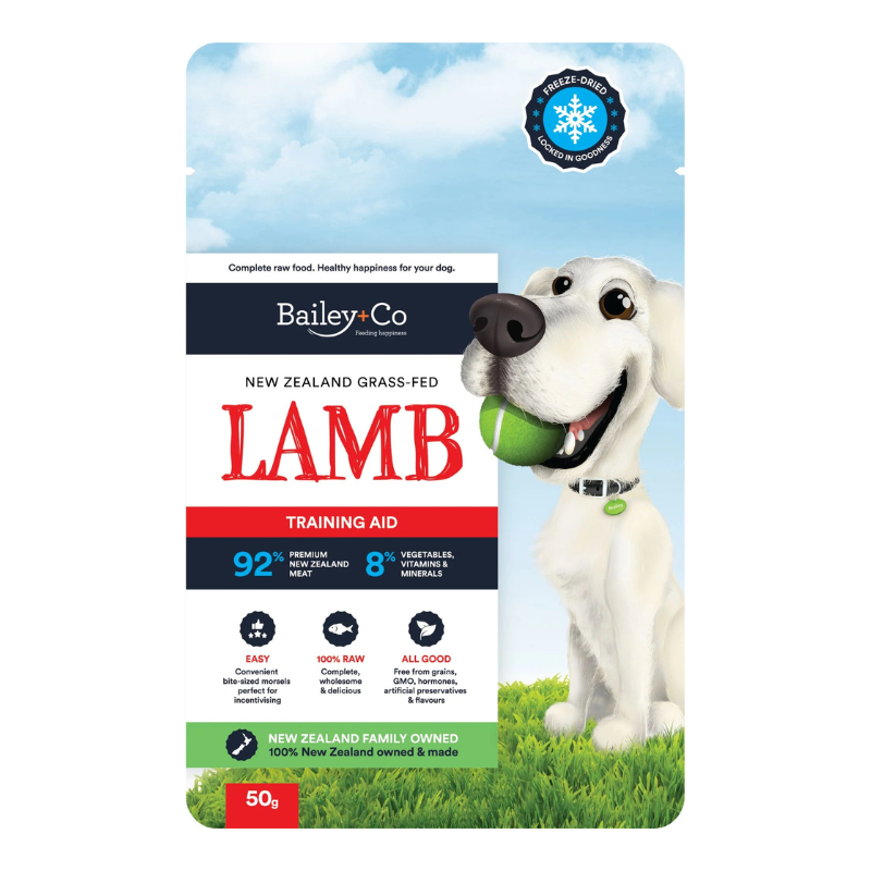 Bailey+Co Dog Freeze-Dried Raw Treat New Zealand Lamb 50g
