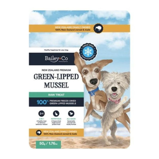 Bailey+Co Freeze Dried Green Lipped Mussel - 50g