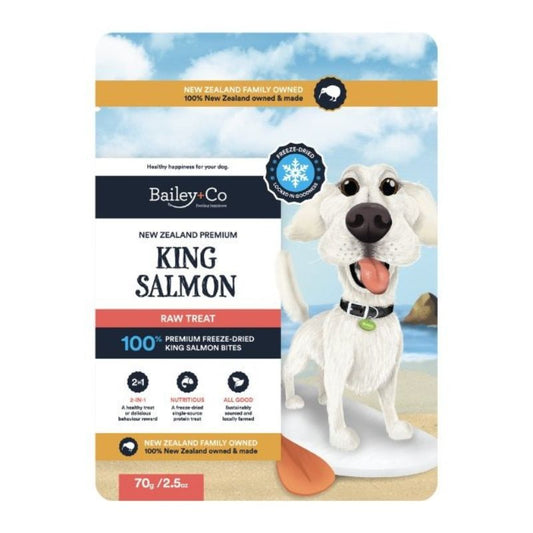 Bailey+Co Freeze Dried King Salmon - 70g