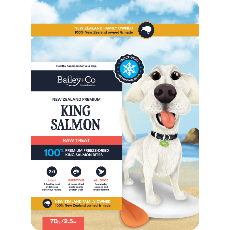 Bailey+Co Freeze Dried Salmon Feline For Cats & Dogs - 70g