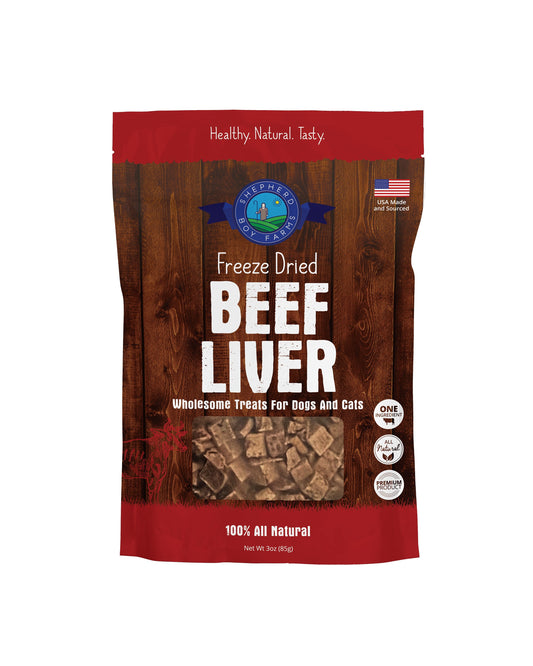 SBF Freeze Dried Beef Liver Treats 3oz