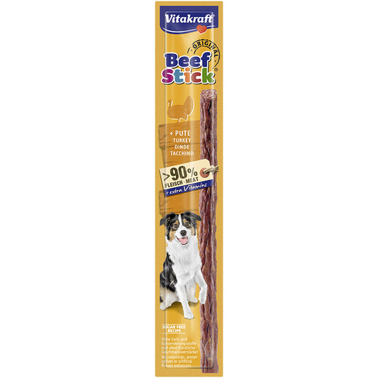 [12 Pieces] Vitakraft Beef Stick Turkey