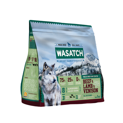 Wasatch Ancient Grain Dog - 3 Dark Meats (Beef, Lamb and Venison)