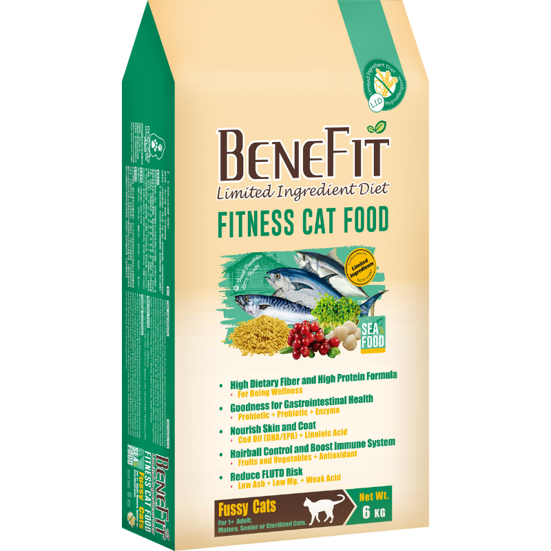 Benefit Limited Ingredient Diet Fitness Cat Food- Seafood Recipe [2 Sizes]