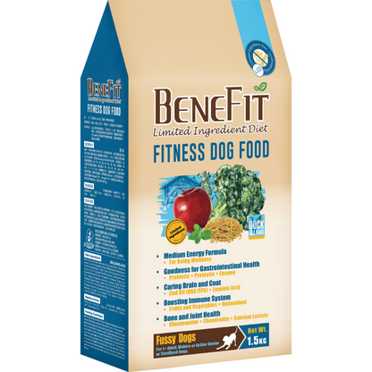 Benefit Limited Ingredient Diet Fitness Dog Food- Duck & Lamb Recipe [2 Sizes]