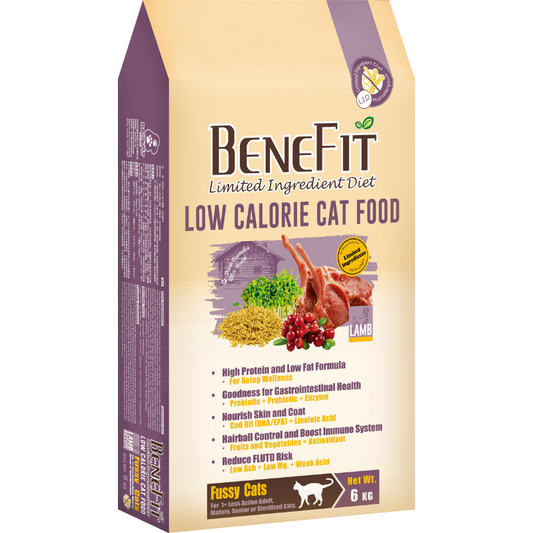 Benefit Limited Ingredient Diet Low Calorie Cat Food- Lamb Recipe [2 Sizes]