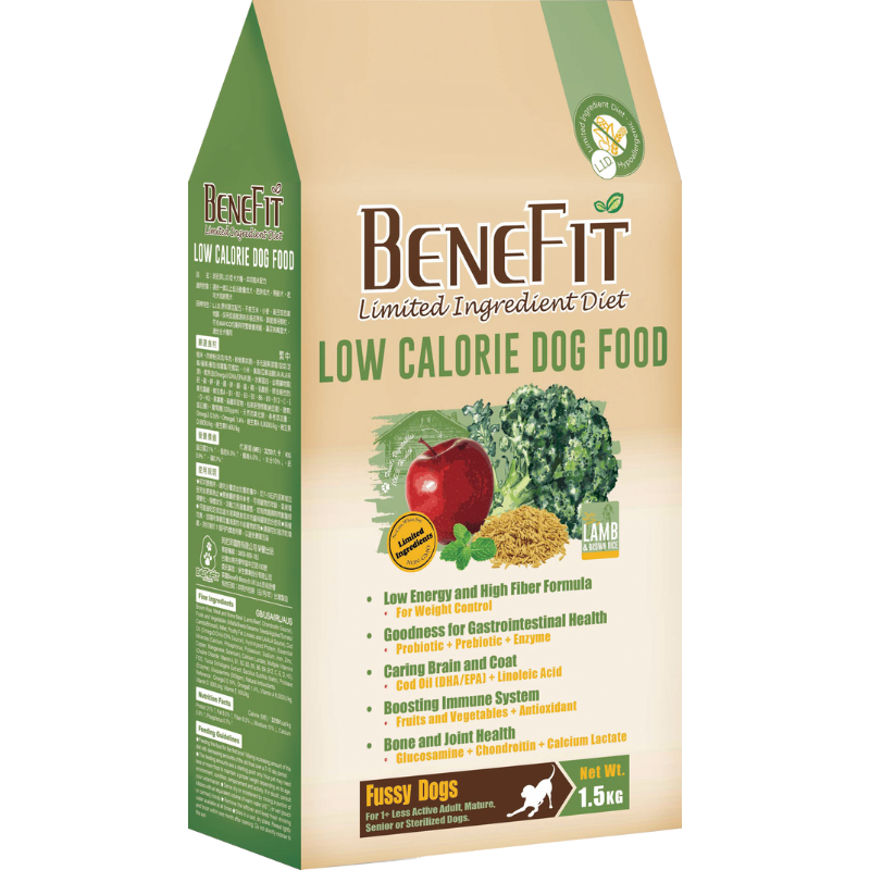 Benefit Limited Ingredient Diet Low Calorie Dog Food- Lamb & Brown Rice Recipe [2 Sizes]