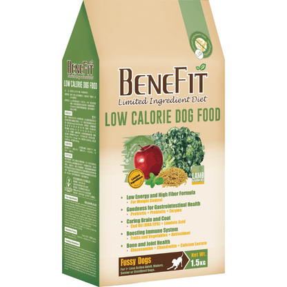 Benefit Limited Ingredient Diet Low Calorie Dog Food- Lamb & Brown Rice Recipe [2 Sizes]