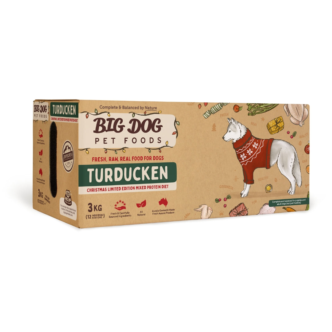 Big Dog Barf Turducken 3KG (12 x 250G)