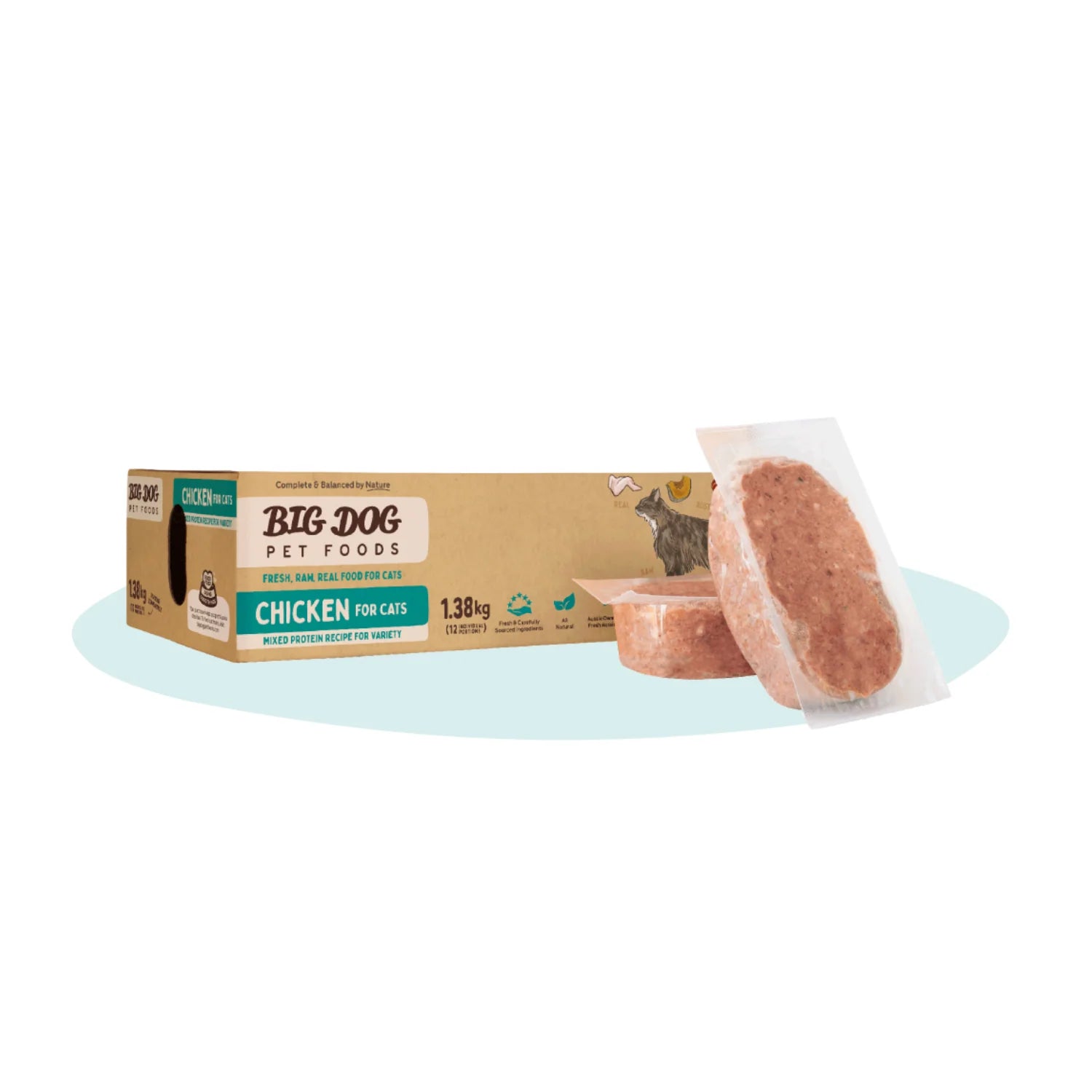Big Dog Cat Barf Chicken 1.38kg (12 x 115G)