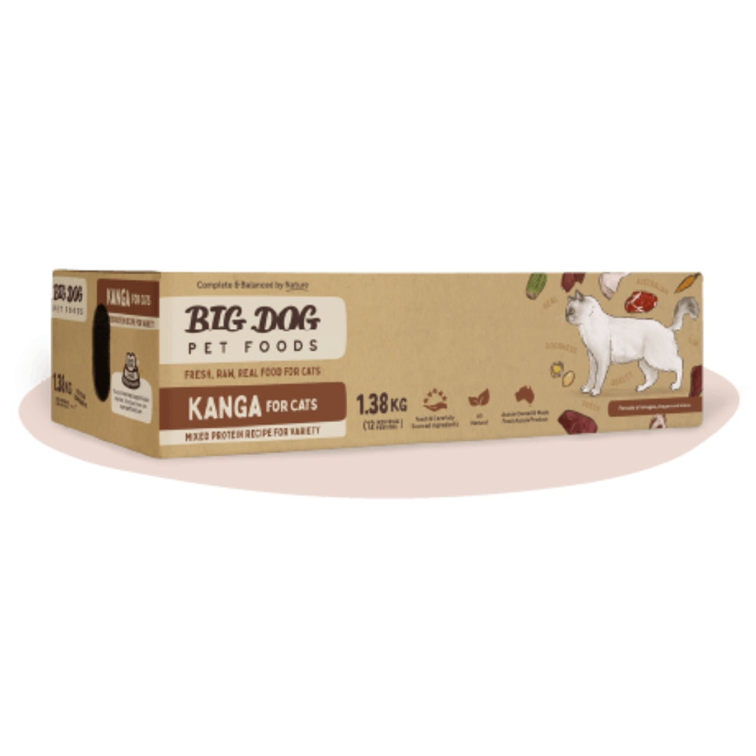 Big Dog Cat Barf Kangaroo 1.38kg (12 x 115G)