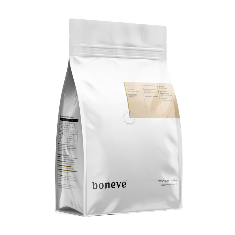 Boneve Earthmade Cage Free Chicken Grain Free Dry Cat Food [3 Sizes]