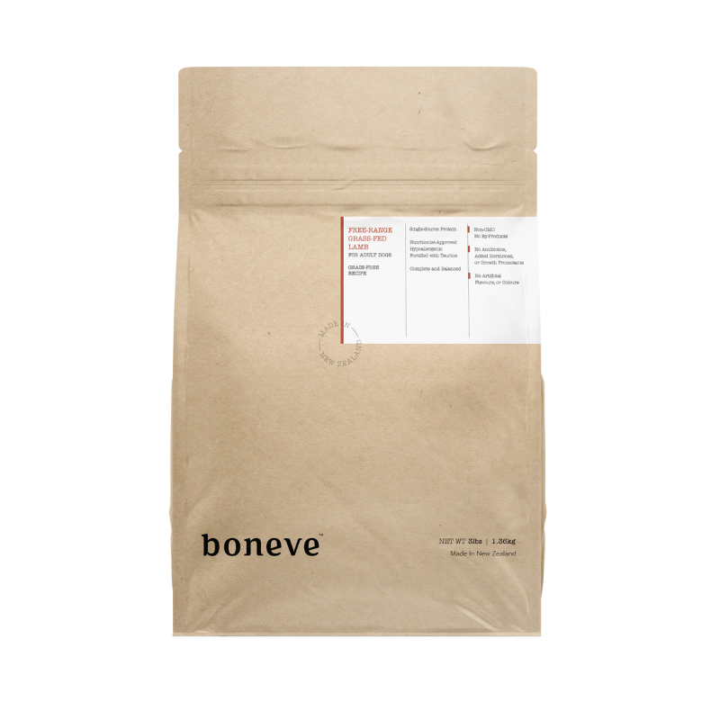 Boneve Earthmade Free Range Grass Fed Lamb Grain-Free Adult Dry Dog Food