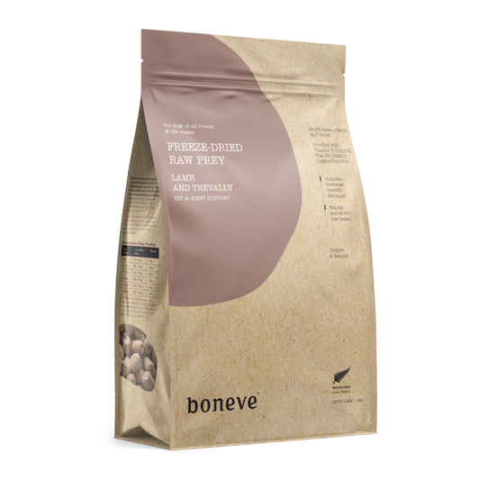 Boneve Lamb & Trevally Hip & Joint Support Grain Free Freeze Dried Raw Dog Food [2 Sizes]