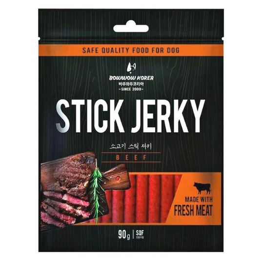 Bow Wow Beef Stick Jerky Dog Treat [2 Sizes]