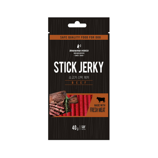 Bow Wow Beef Stick Jerky Dog Treat - 40g
