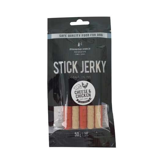 Bow Wow Cheese & Chicken Stick Dog Treat - 50g