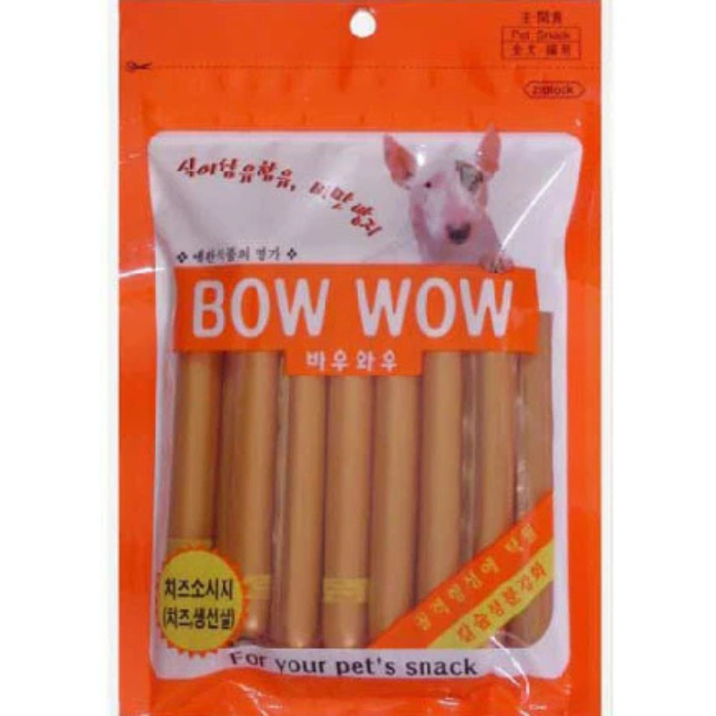 Bow Wow Cheese Sausage Dog Treat - 240g