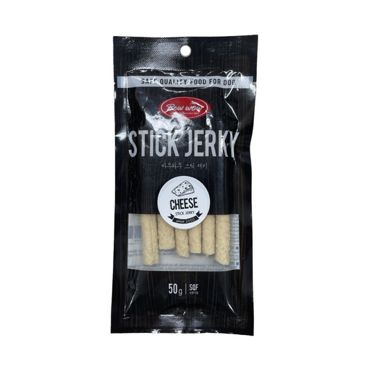 Bow Wow Cheese Stick Jerky Dog Treat - 50g