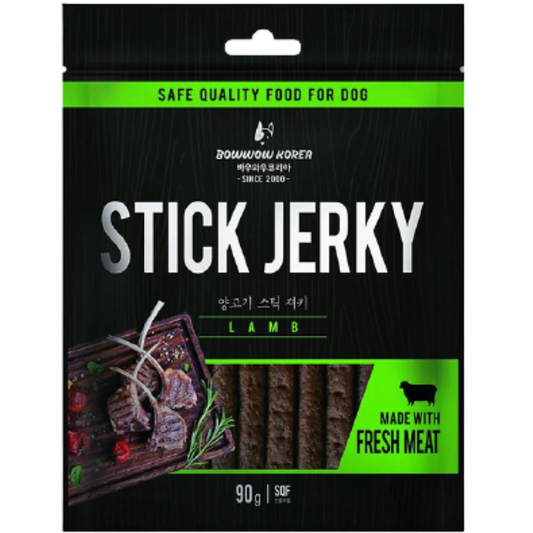 Bow Wow Lamb Stick Jerky Dog Treat [2 Sizes]