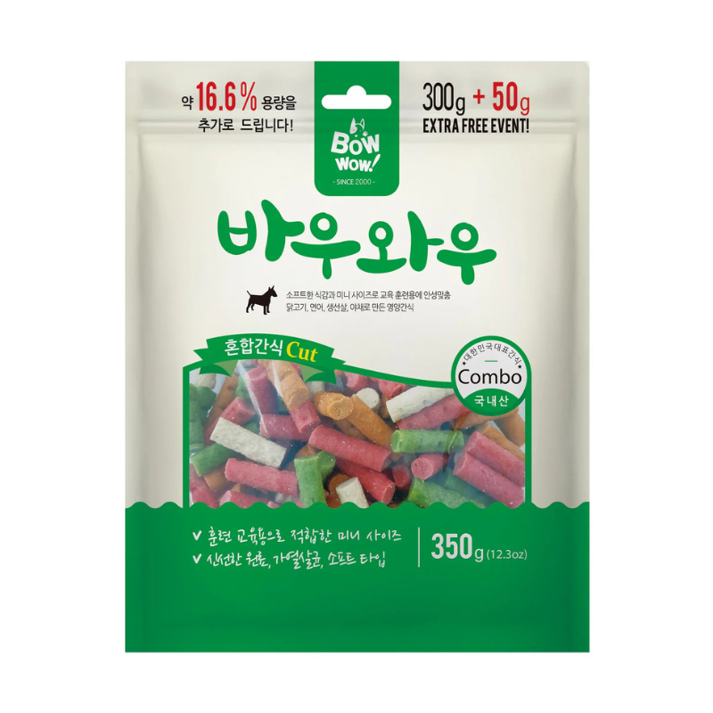 Bow Wow Mixed Cut Dog Treat [2 Sizes]
