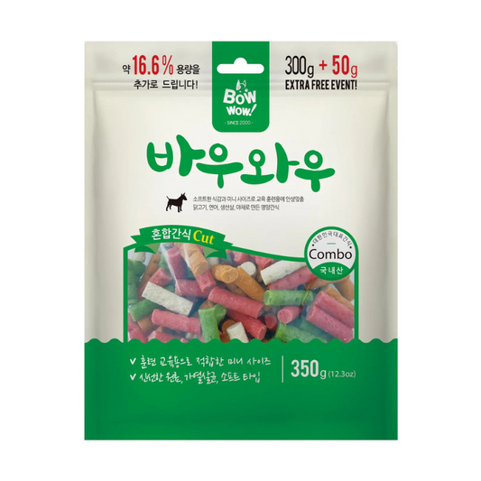 Bow Wow Mixed Cut Dog Treat [2 Sizes]