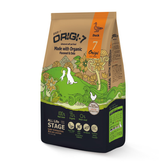 Bow Wow Origi-7 Duck Air-Dried Soft Dry Dog Food - 2kg
