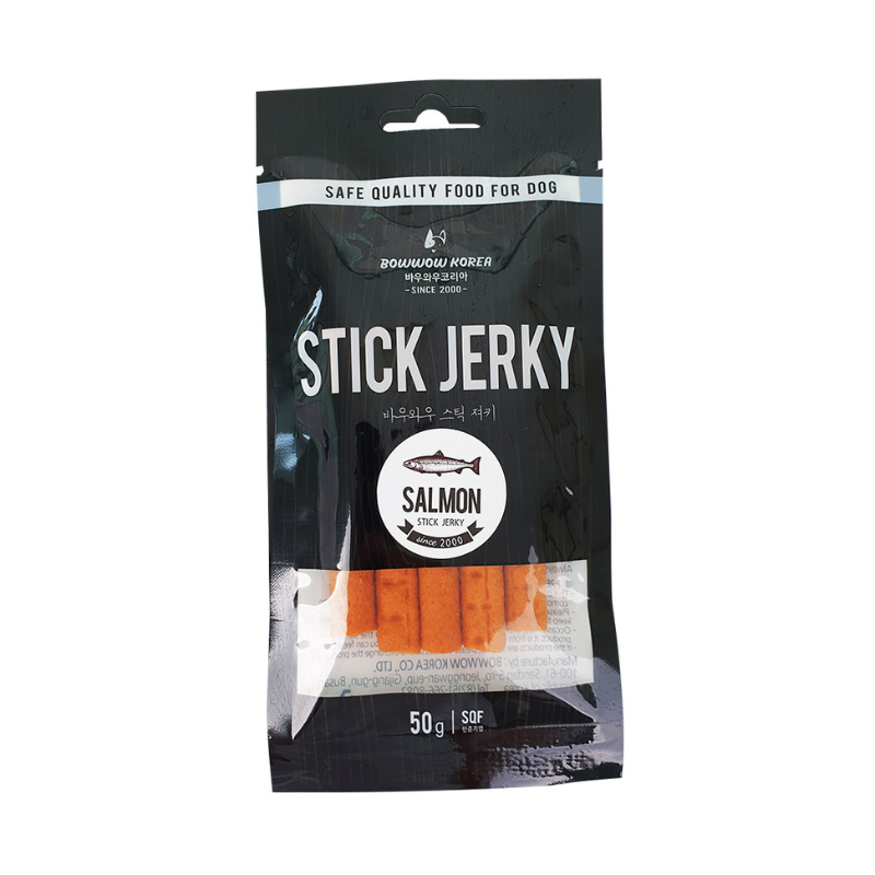 Bow Wow Salmon Stick Jerky Dog Treat - 50g