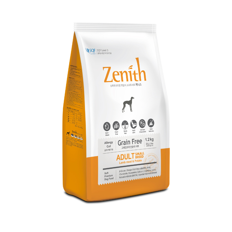 Bow Wow Zenith Soft Kibble Adult Lamb & Potato Dry Dog Food - 1.2kg