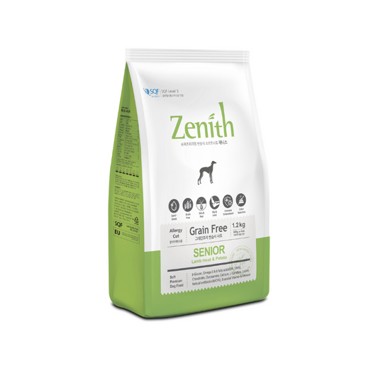 Bow Wow Zenith Soft Kibble Senior Lamb & Potato Dry Dog Food - 1.2kg