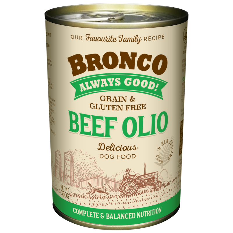 Bronco Beef Olio For Dogs - 390g